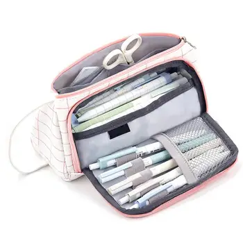 Plaid Dot Print Pencil Case Pen Cosmetic Bag Stationery Zippered Storage Pouch Pencil Case Pen Bag Stationery Storage Pouch Bag
Plaid Dot Print Pencil Case Pen Cosmetic Bag Stationery Zippered Storage Pouch Pencil Case Pen Bag Stationery Storage Pouch Bag