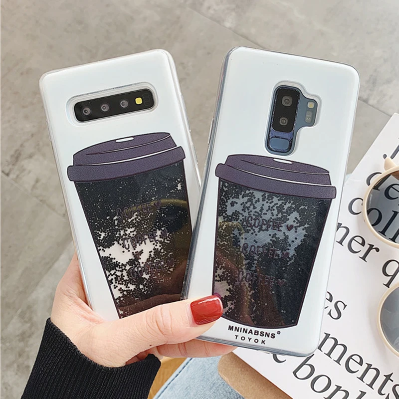 Coffee Cup Soft Clear Case For Samsung Galaxy S8 S9 S10 Plus Dynamic Liquid Quicksand Cover for Samsung Galaxy Note 10 Plus 9 8
Coffee Cup Soft Clear Case For Samsung Galaxy S8 S9 S10 Plus Dynamic Liquid Quicksand Cover for Samsung Galaxy Note 10 Plus 9 8