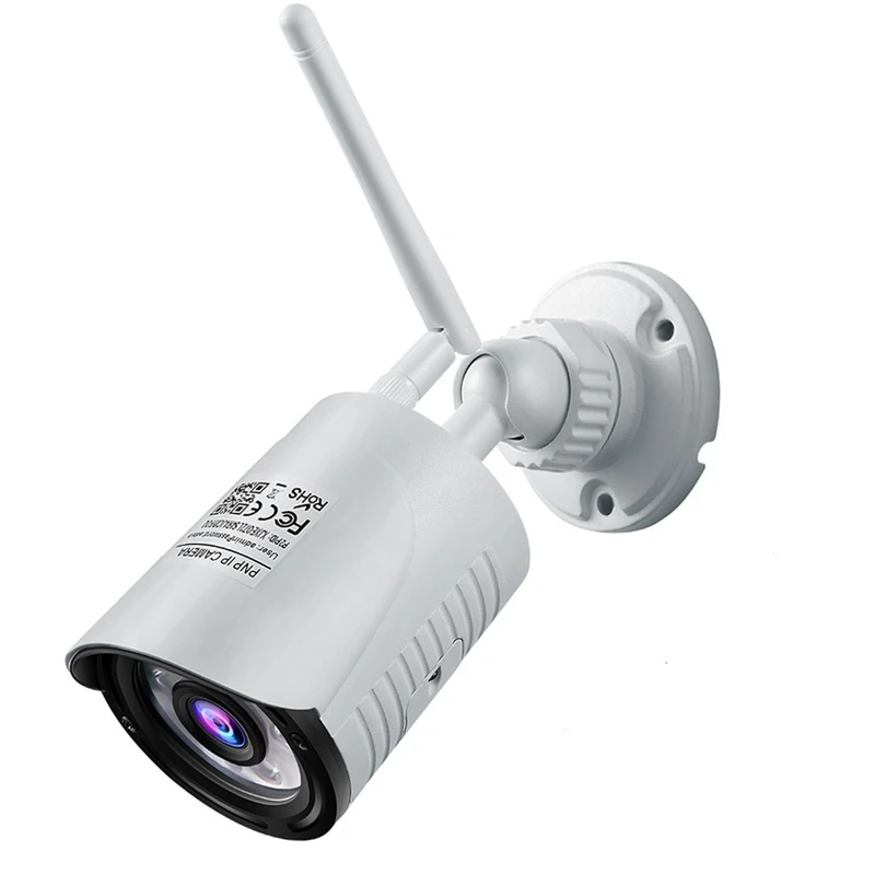 

K22 1080P Wifi Ip Camera Outdoor P2P Wireless Network Cctv Security Surveillance 2.0Mp Ir Waterproof Support Tf Sd Card(Us Plug)