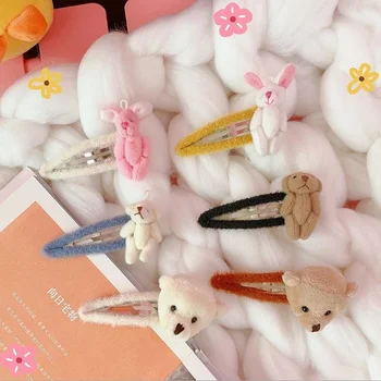 New Cute Cartoon Plush BB Clips Girls Hair Accessories Kids Bear Hairpins Children Headwear Baby Rabbit Hair Clips
New Cute Cartoon Plush BB Clips Girls Hair Accessories Kids Bear Hairpins Children Headwear Baby Rabbit Hair Clips