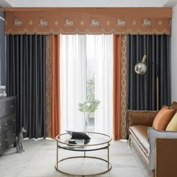 Curtains for Living Dining Room Bedroom Modern Splicing Mulberry Silk Shading Curtains Bedroom Warm Custom Curtains 
Curtains for Living Dining Room Bedroom Modern Splicing Mulberry Silk Shading Curtains Bedroom Warm Custom Curtains