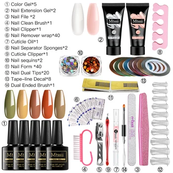 Poly Building Nail Gel Polish Manicure Set Pure Color Gel Nail Polish Kit Soak Off UV Nail Art Manicure Nail Care Tool Kits
Poly Building Nail Gel Polish Manicure Set Pure Color Gel Nail Polish Kit Soak Off UV Nail Art Manicure Nail Care Tool Kits