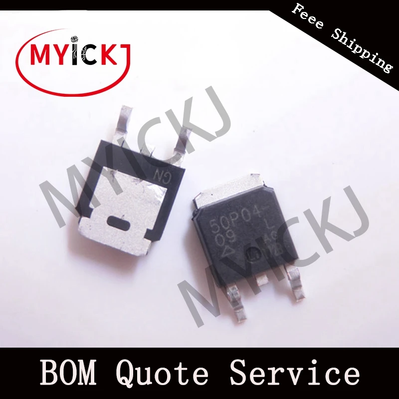 10 шт. SUD50P04-09L-E3 до-252 P-Channel 40 В (D-S) 175 °C MOSFET IC чип | Лампы и освещение