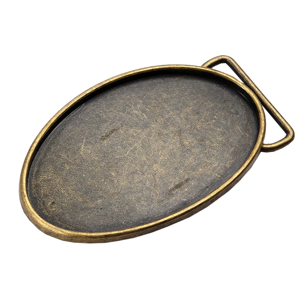 Mens Western Cowboy Belt Buckle Alloy Oval Belt Buckle Replacement Bronze Mens Western Cowboy Belt Buckle Alloy Oval Belt Buckle Replacement Bronze