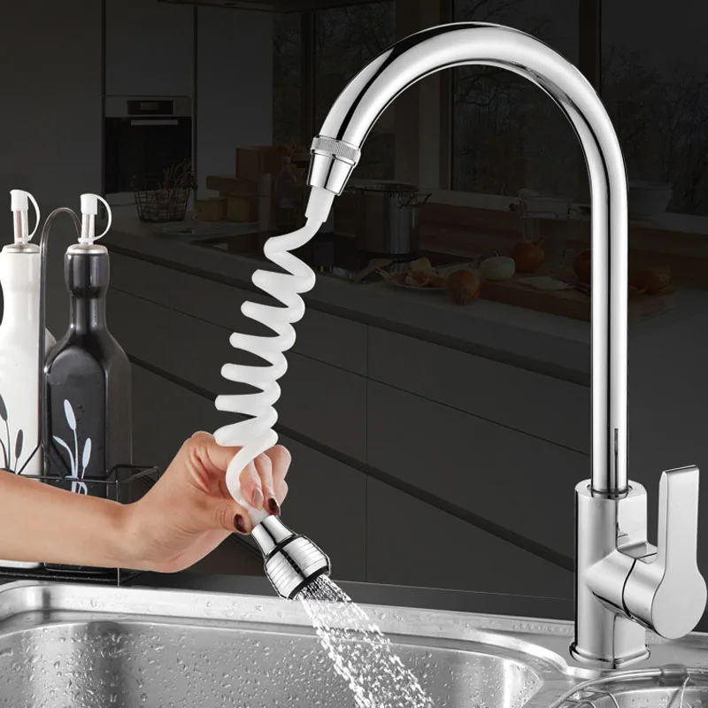 New Long Hose Flexible Faucet Extended Sprayer Kitchen Sink Tap Diffuser Rotatable Filter Sprayer Shower Bath Faucet Nozzle
New Long Hose Flexible Faucet Extended Sprayer Kitchen Sink Tap Diffuser Rotatable Filter Sprayer Shower Bath Faucet Nozzle
