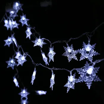 Christmas Tree Snow Flakes Led String Fairy Light Party Home Wedding Garden Christmas Decorations 4M 20Leds
Christmas Tree Snow Flakes Led String Fairy Light Party Home Wedding Garden Christmas Decorations 4M 20Leds