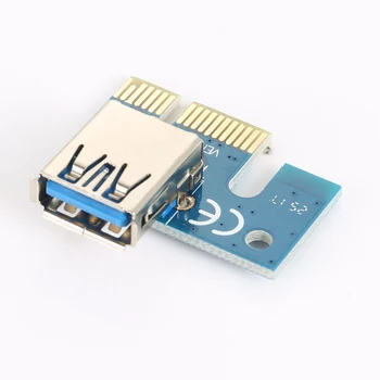 USB3.0 PCI-E Express 1x to 16x Extender Riser Card Adapter SATA 6Pin Power Cable PUO88
USB3.0 PCI-E Express 1x to 16x Extender Riser Card Adapter SATA 6Pin Power Cable PUO88