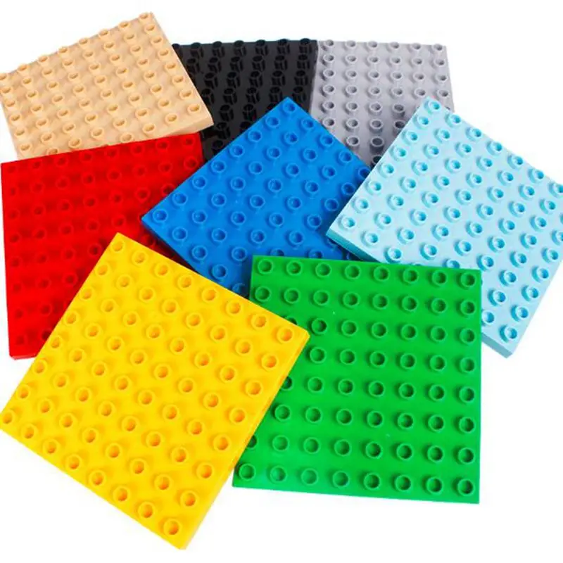 Duploed Compatible Baseplate 8x8 Dots Castle Base Plate Educational Building Blocks Bricks Construction Toys for Kids Children
Duploed Compatible Baseplate 8x8 Dots Castle Base Plate Educational Building Blocks Bricks Construction Toys for Kids Children