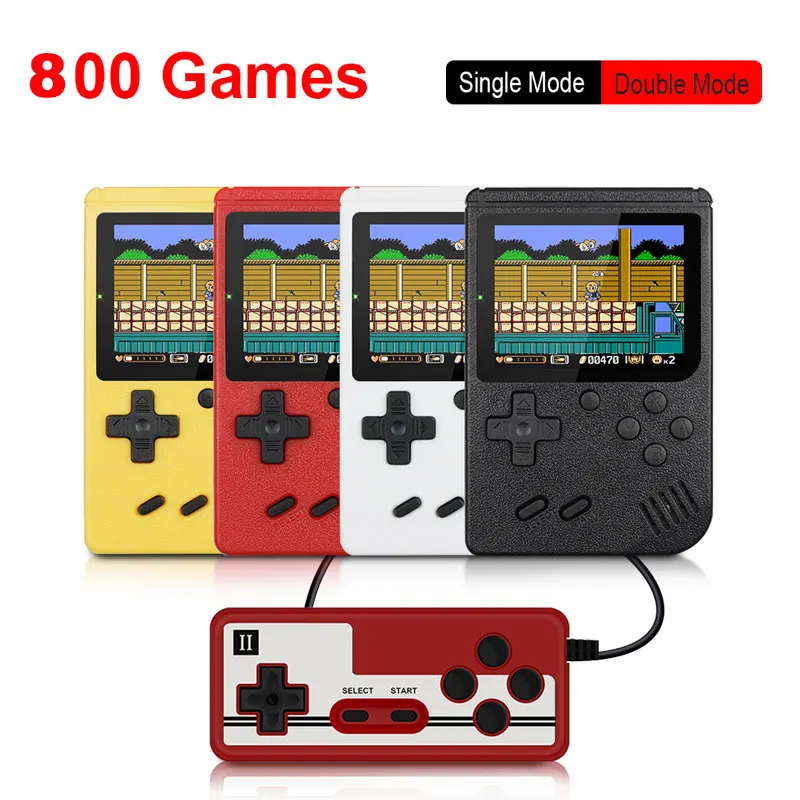 Retro Video Game Console 800 IN 1 Handheld Game Portable Pocket Game Console Mini Handheld Player for Kids Gift
Retro Video Game Console 800 IN 1 Handheld Game Portable Pocket Game Console Mini Handheld Player for Kids Gift