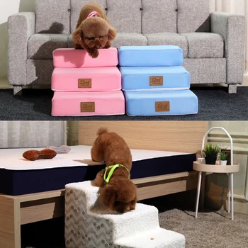3 Steps Breathable Dog Stairs Anti-slip Cat Staircase Waterproof Pet Climbing Ladder Bed Cushion Mat For Small Dogs Puppy Cat
3 Steps Breathable Dog Stairs Anti-slip Cat Staircase Waterproof Pet Climbing Ladder Bed Cushion Mat For Small Dogs Puppy Cat