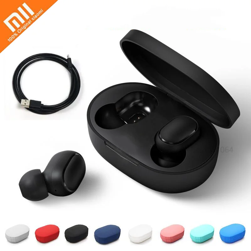 Original Xiaomi Redmi Airdots TWS Wireless Bluetooth Earphone Voice control Bluetooth 5.0 Noise reduction Tap Control Headset
Original Xiaomi Redmi Airdots TWS Wireless Bluetooth Earphone Voice control Bluetooth 5.0 Noise reduction Tap Control Headset