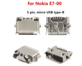 (5 pcs/lot)USB Charge Connector for Nokia E7-00(5 pin, micro USB type-B)Charging port socket
(5 pcs/lot)USB Charge Connector for Nokia E7-00(5 pin, micro USB type-B)Charging port socket