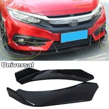 2pcs Black Car Front Bumper Diffuser Bumper Canard Lip Body Shovels Splitter Lip Body Protector Kit
2pcs Black Car Front Bumper Diffuser Bumper Canard Lip Body Shovels Splitter Lip Body Protector Kit