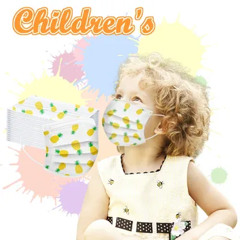 20PCS Mouth Masks kids Pineapple Print Face Mask Cover Mouth 3 Ply Elastic Earloop FaceMask Mascarillad Desechables Mascaras
20PCS Mouth Masks kids Pineapple Print Face Mask Cover Mouth 3 Ply Elastic Earloop FaceMask Mascarillad Desechables Mascaras