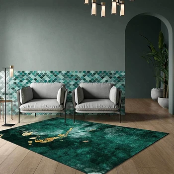 Modern Style Anti-Slip Floor Mat Dark Green Abstract Marble Pattern Bedroom Bedside Carpets Hallway Kitchen Bathroom Area Rugs
Modern Style Anti-Slip Floor Mat Dark Green Abstract Marble Pattern Bedroom Bedside Carpets Hallway Kitchen Bathroom Area Rugs
