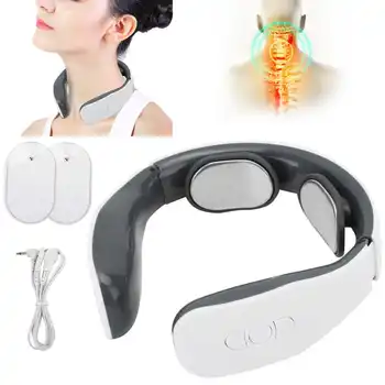 Intelligent Electric Neck Massager Rechargeable Smart Wireless Neck Pain Relieve Therapy Massage Instument with Remote Control
Intelligent Electric Neck Massager Rechargeable Smart Wireless Neck Pain Relieve Therapy Massage Instument with Remote Control