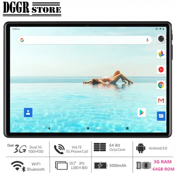 NEW 2020 Global Version 10 inch tablet PC 3GB RAM 64GB ROM Octa Core 1280*800 IPS Dual SIM Card 3G WCDMA Wifi Android 9.0 OS
NEW 2020 Global Version 10 inch tablet PC 3GB RAM 64GB ROM Octa Core 1280*800 IPS Dual SIM Card 3G WCDMA Wifi Android 9.0 OS