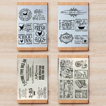 4Pcs/Lot A4 Ticket Label Words DIY Layering Stencils Painting Scrapbook Coloring Embossing Album Decorative Template 29*21cm
4Pcs/Lot A4 Ticket Label Words DIY Layering Stencils Painting Scrapbook Coloring Embossing Album Decorative Template 29*21cm