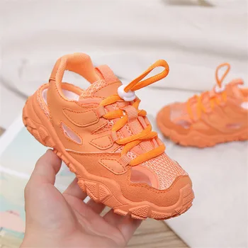 2020 Summer New Children's Shoes Hollow Girls Sandals Soft Sole Breathable Mesh Casual Shoes Wild Boys Sports Shoes for Running
2020 Summer New Children's Shoes Hollow Girls Sandals Soft Sole Breathable Mesh Casual Shoes Wild Boys Sports Shoes for Running