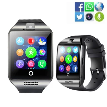 Smart Watch Bluetooth Smartwatch SIM TF Card Slot Fitness Activity Tracker Sport Watch With Camera Q18
Smart Watch Bluetooth Smartwatch SIM TF Card Slot Fitness Activity Tracker Sport Watch With Camera Q18