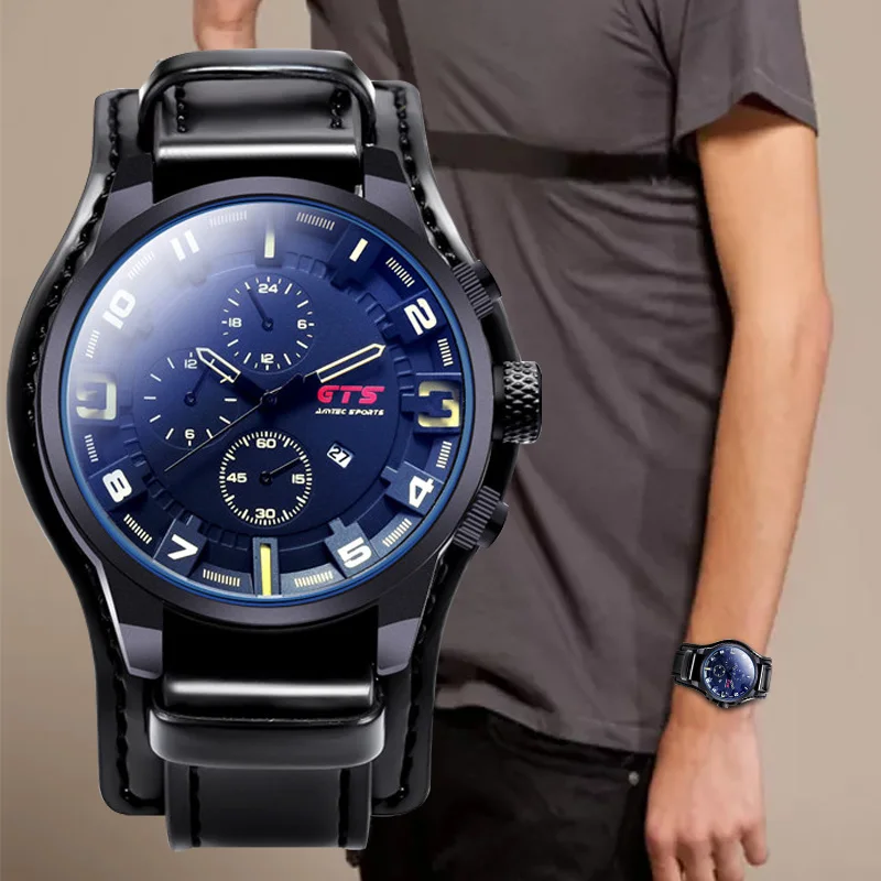 WJ-8791 Top Brand Men Watches Fashion Clock Man Wristwatch Military Luxury Men's Watch Analog Quartz reloj Leather hombre saati
WJ-8791 Top Brand Men Watches Fashion Clock Man Wristwatch Military Luxury Men's Watch Analog Quartz reloj Leather hombre saati