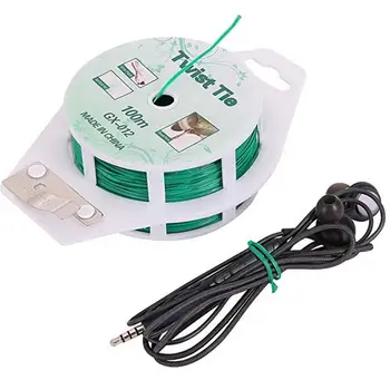 100M Cable Tie All-Purpose Twist Ties Multi-functional Twist Plant Ties for Plants Support Garden Office Home Cable Organizing
100M Cable Tie All-Purpose Twist Ties Multi-functional Twist Plant Ties for Plants Support Garden Office Home Cable Organizing