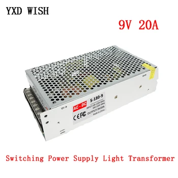 Switching Power Supply Light Transformer AC 110V 220V To DC 9V 20A Power Supply Source Adapter For Led Strip CCTV Power Adapter
Switching Power Supply Light Transformer AC 110V 220V To DC 9V 20A Power Supply Source Adapter For Led Strip CCTV Power Adapter