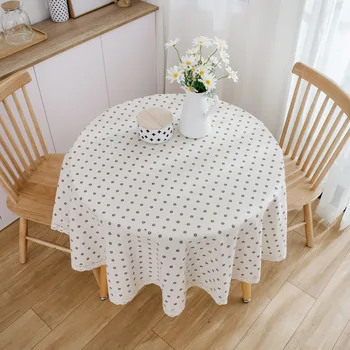 Kitchen Table Japanese Tablecloth Gray Lattice Printing Table Cotton Cloth Printing Round Fabric Art Oilproof Tablecloth
Kitchen Table Japanese Tablecloth Gray Lattice Printing Table Cotton Cloth Printing Round Fabric Art Oilproof Tablecloth