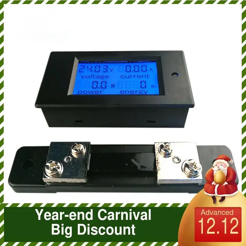 Peacefair PZEM-051 DC 6.5-100V 4in1 Digital Volt Meter LCD Motorcycle Voltage Current Power Energy Monitor With 50A Shunt
Peacefair PZEM-051 DC 6.5-100V 4in1 Digital Volt Meter LCD Motorcycle Voltage Current Power Energy Monitor With 50A Shunt
