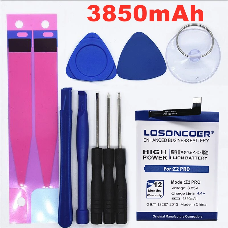 100% Original LOSONCOER 3850mAh Z2 Pro Battery for UMI Umidigi Z2 Pro Z2Pro High Quality Battery +Free Tools
100% Original LOSONCOER 3850mAh Z2 Pro Battery for UMI Umidigi Z2 Pro Z2Pro High Quality Battery +Free Tools