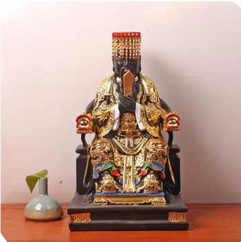 Copper statue 12 16 19 inch household resin glass fiber reinforced plastic gilded black ten halls of God
Copper statue 12 16 19 inch household resin glass fiber reinforced plastic gilded black ten halls of God