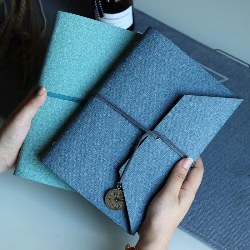 Portable Diary Notebook A5 Retro Leather Traverlers Journal Planner Creative Spiral Notebooks Notepad Handbook Stationery Gift
Portable Diary Notebook A5 Retro Leather Traverlers Journal Planner Creative Spiral Notebooks Notepad Handbook Stationery Gift