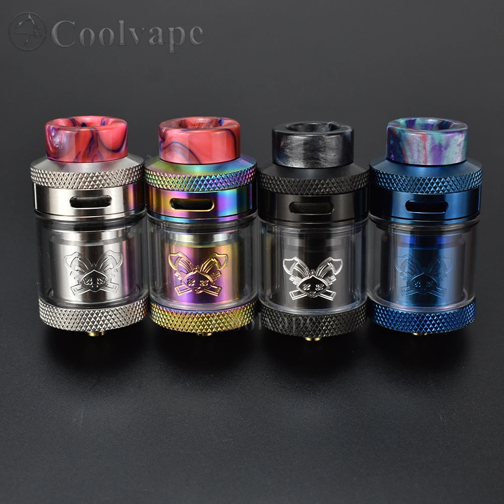 Dead Rabbit RTA vape Tank 4.5ml 25mm 316 stainless steel Single Coil or Dual Coils Rebuildable E Cigarette Vaporizer Atomizer
Dead Rabbit RTA vape Tank 4.5ml 25mm 316 stainless steel Single Coil or Dual Coils Rebuildable E Cigarette Vaporizer Atomizer