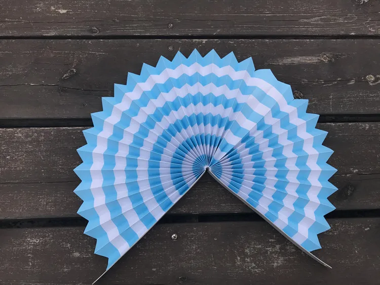 Description Picture 2 of item6Pcs/Set DIY Handmades Paper Tissue Paper Fans Hanging Crafts Flower Paper for Baby Shower Wedding Party Birthday Festival Decor