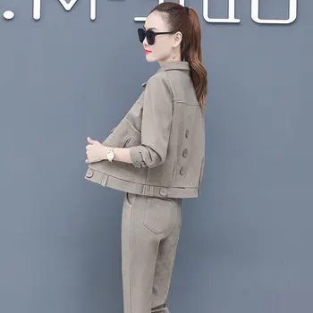 Fashion Women coat set 2020 spring and autumn new temperament autumn jackets Femme two pcs sets mujer
Fashion Women coat set 2020 spring and autumn new temperament autumn jackets Femme two pcs sets mujer