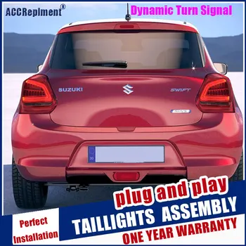 2017-2019 Dynamic turn signal taillight For Suzuki Swift LED Tail light Assembly DRL+Turn Signal+Brake+Reverse+street lights
2017-2019 Dynamic turn signal taillight For Suzuki Swift LED Tail light Assembly DRL+Turn Signal+Brake+Reverse+street lights