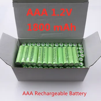2020 100% AAA 1800mAh Ni-MH 1.2 V batera recargable AAA batera 3A batera recargable Ni-MH batera para la cmara, jugue
2020 100% AAA 1800mAh Ni-MH 1.2 V batera recargable AAA batera 3A batera recargable Ni-MH batera para la cmara, jugue