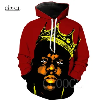 

3D Red Hoodie The Notorious B.I.G. Biggie Smalls Tupac Fashion Women Men Sweatshirts Couples Sweats Unisex Oversized Hoodies Top