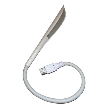 

USB Reading Lamp with 14 LEDs Dimmable Touch Switch and Flexible Gooseneck (14 LED, white)