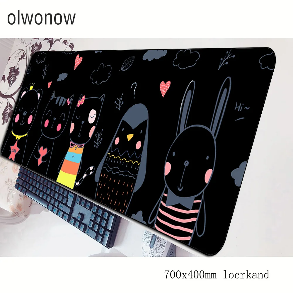 Rabbit cute mouse pad hot sales Computer mat 70x40cm gaming mousepad large anime padmouse keyboard games pc gamer desk
Rabbit cute mouse pad hot sales Computer mat 70x40cm gaming mousepad large anime padmouse keyboard games pc gamer desk