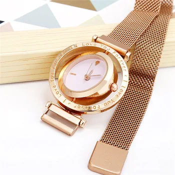 Fashion Quartz Women's Watch Milano Strap Luxury Top Design Pandot Swivel Ring Style Stud Female Clock Bayan Kol Saati
Fashion Quartz Women's Watch Milano Strap Luxury Top Design Pandot Swivel Ring Style Stud Female Clock Bayan Kol Saati