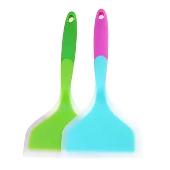 2pcs Silicone Spatula Multifunctional Pan Shovel For Beefsteak Cooking Frying Egg Spatula Shovel Random Color
2pcs Silicone Spatula Multifunctional Pan Shovel For Beefsteak Cooking Frying Egg Spatula Shovel Random Color
