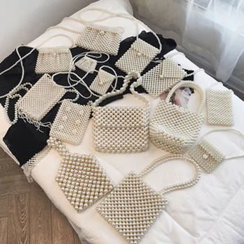 Hand-woven Pearl Bags Lady Beaded Shoulder Bag Women Party Vintage Handbag Ins Small Flap Bag Mini Cross Body Bag Women Party
Hand-woven Pearl Bags Lady Beaded Shoulder Bag Women Party Vintage Handbag Ins Small Flap Bag Mini Cross Body Bag Women Party