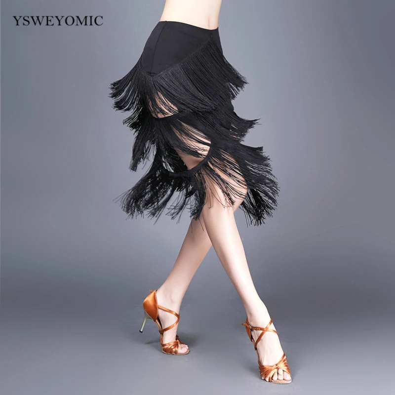 Women Latin dance skirt new Style irregular Tassels Half-length practice dance sexy Fringe Latin Chacha Dance Dress L300
Women Latin dance skirt new Style irregular Tassels Half-length practice dance sexy Fringe Latin Chacha Dance Dress L300