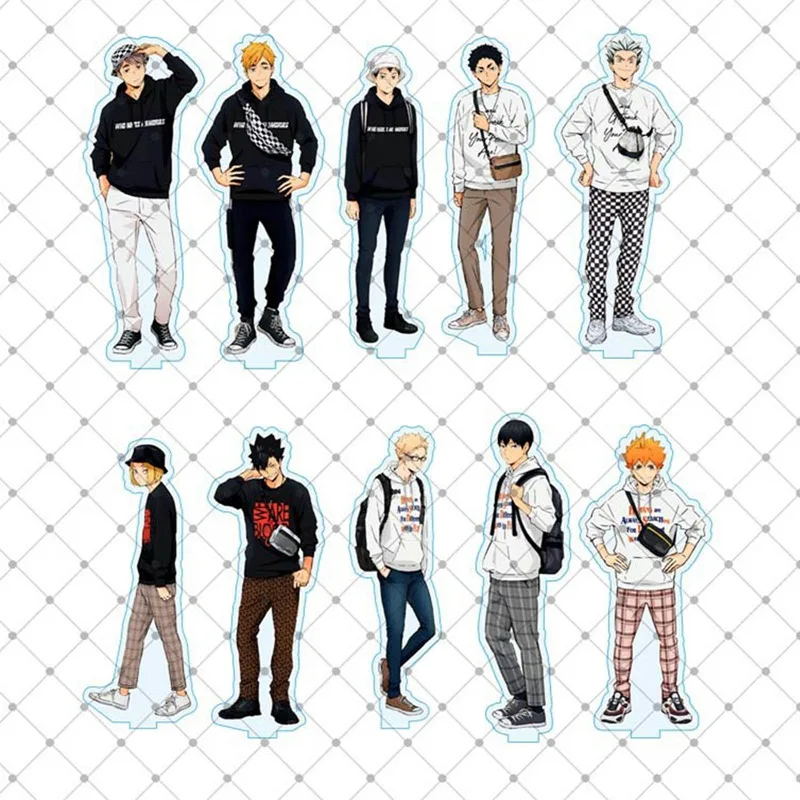 1pc Anime Haikyuu!! Acrylic Desk Stand Cartoon Volleyball Junior Figure Model Desktop Decor Stand Figure Plate Holder Stand Gift
1pc Anime Haikyuu!! Acrylic Desk Stand Cartoon Volleyball Junior Figure Model Desktop Decor Stand Figure Plate Holder Stand Gift