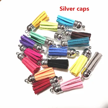 12pcs New Leather Tassel Suede Pompon Pendant For Earrings DIY Jewelry Fiber Fringe Pendant For Key ChainSummer Jewelry Findings 
12pcs New Leather Tassel Suede Pompon Pendant For Earrings DIY Jewelry Fiber Fringe Pendant For Key ChainSummer Jewelry Findings