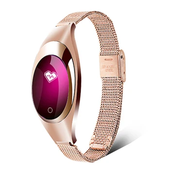 Smart Watch Heart Rate Monitor Sport Watch Pedometer Monitor Smart Band Bracelet (Golden)