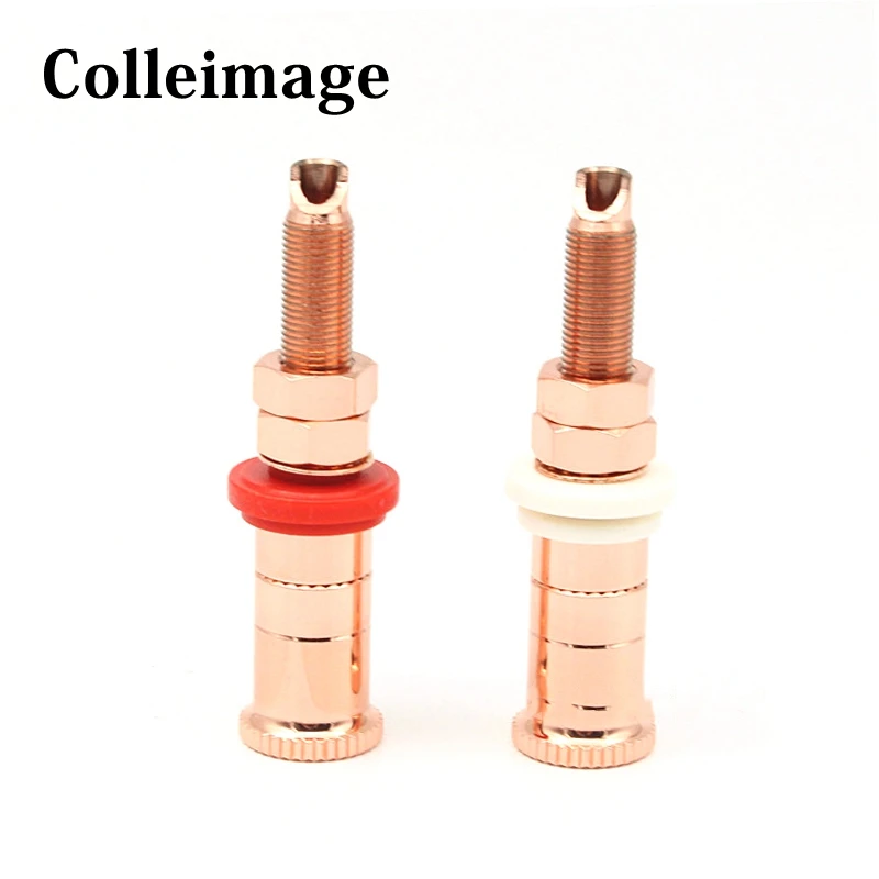 Hifi 4pcs/set Gold Copper plated Speaker Binding Posts Terminal Connectors WBT style
Hifi 4pcs/set Gold Copper plated Speaker Binding Posts Terminal Connectors WBT style