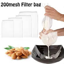 200mesh All Purpose Food Special Wine Strainer Colander Nut Milk Bag Cheese cloth Nylon Fine Mesh Coffee Filter
200mesh All Purpose Food Special Wine Strainer Colander Nut Milk Bag Cheese cloth Nylon Fine Mesh Coffee Filter