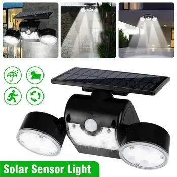 LED Solar Light Outdoor Solar Lamp Double-head Sensor Solar Powered Spotlight Waterproof Wall Light for Garden Yard Path Light
LED Solar Light Outdoor Solar Lamp Double-head Sensor Solar Powered Spotlight Waterproof Wall Light for Garden Yard Path Light